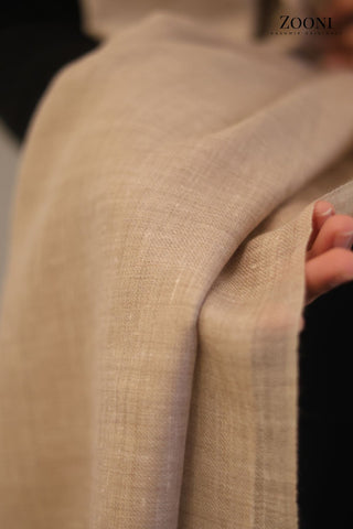 Pure Himalayan Pashmina Plain Shawl (Extra Soft) - Natural Undyed Pure Himalayan Pashmina Plain Shawl (Extra Soft) - Natural Undyed