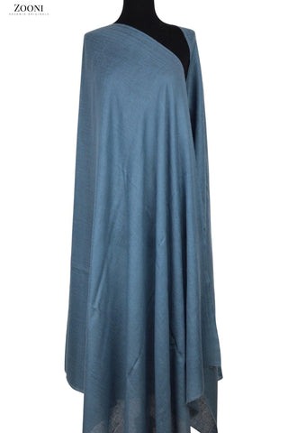 Pure Himalayan Pashmina Plain Shawl (Extra Soft) - Kashmir Blue - Zooni | Kashmir Originals Pure Himalayan Pashmina Plain Shawl (Extra Soft) - Kashmir Blue - Zooni | Kashmir Originals