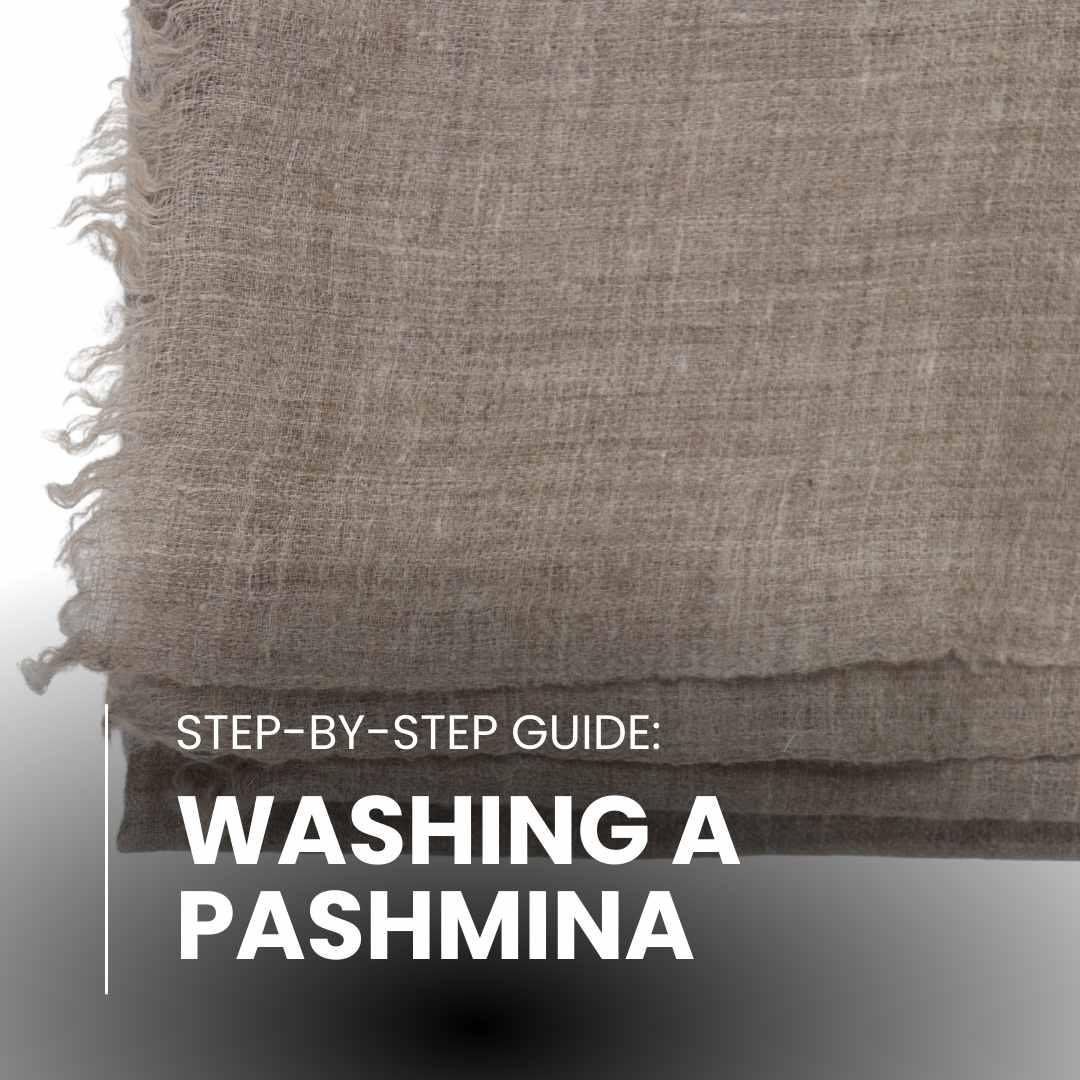 Step by Step Guide on Hand Washing Pashmina Shawl - Zooni | Kashmir Originals