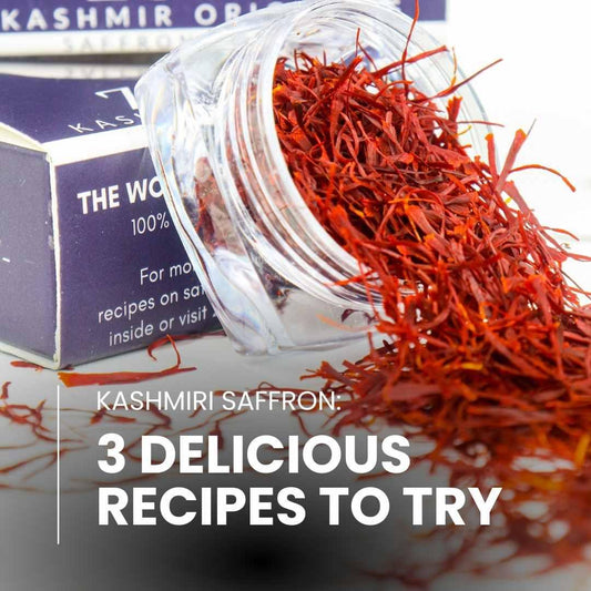 Use Kashmiri Saffron in these 3 Recipes! - Zooni | Kashmir Originals