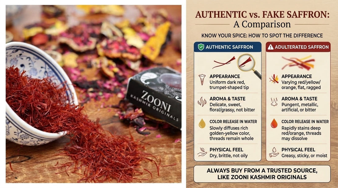 Zafran Benefits: How to Check Original Kashmiri Saffron and Unlock the Real Power of Saffron Milk