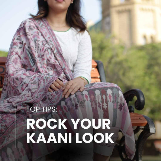 Wrap Yourself in Glamour: Cool Tips to Rock Your Kani Shawl Look - Zooni | Kashmir Originals