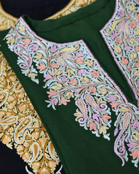Woolen Embroidered Kashmiri Pheran/Feran (Freesize)