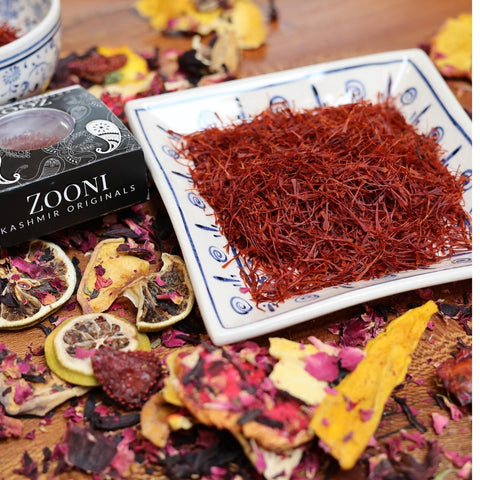 Pack of 5: 100% Pure Kashmiri Saffron | Zooni Kashmir Originals Saffron (Zafran)