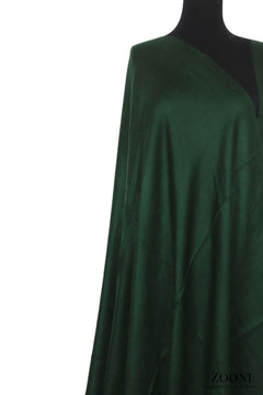 Pure Himalayan Pashmina Plain Shawl (Extra Soft) - Emerald Green - Zooni | Kashmir Originals