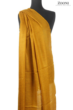 Pure Himalayan Pashmina Plain Shawl (Extra Soft) - Marigold - Zooni | Kashmir Originals